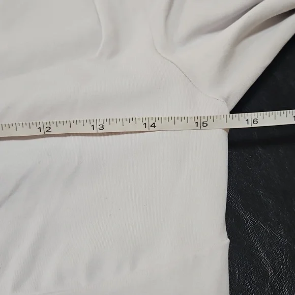 Babaton Aritzia Womens Off White Contour Bodysuit Size L Preppy Everyday Basics - Picture 7 of 10